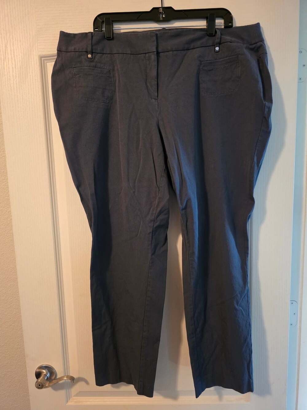 Alfani Woman Gray Plus Size 20W Stretch Casual Dress Pants